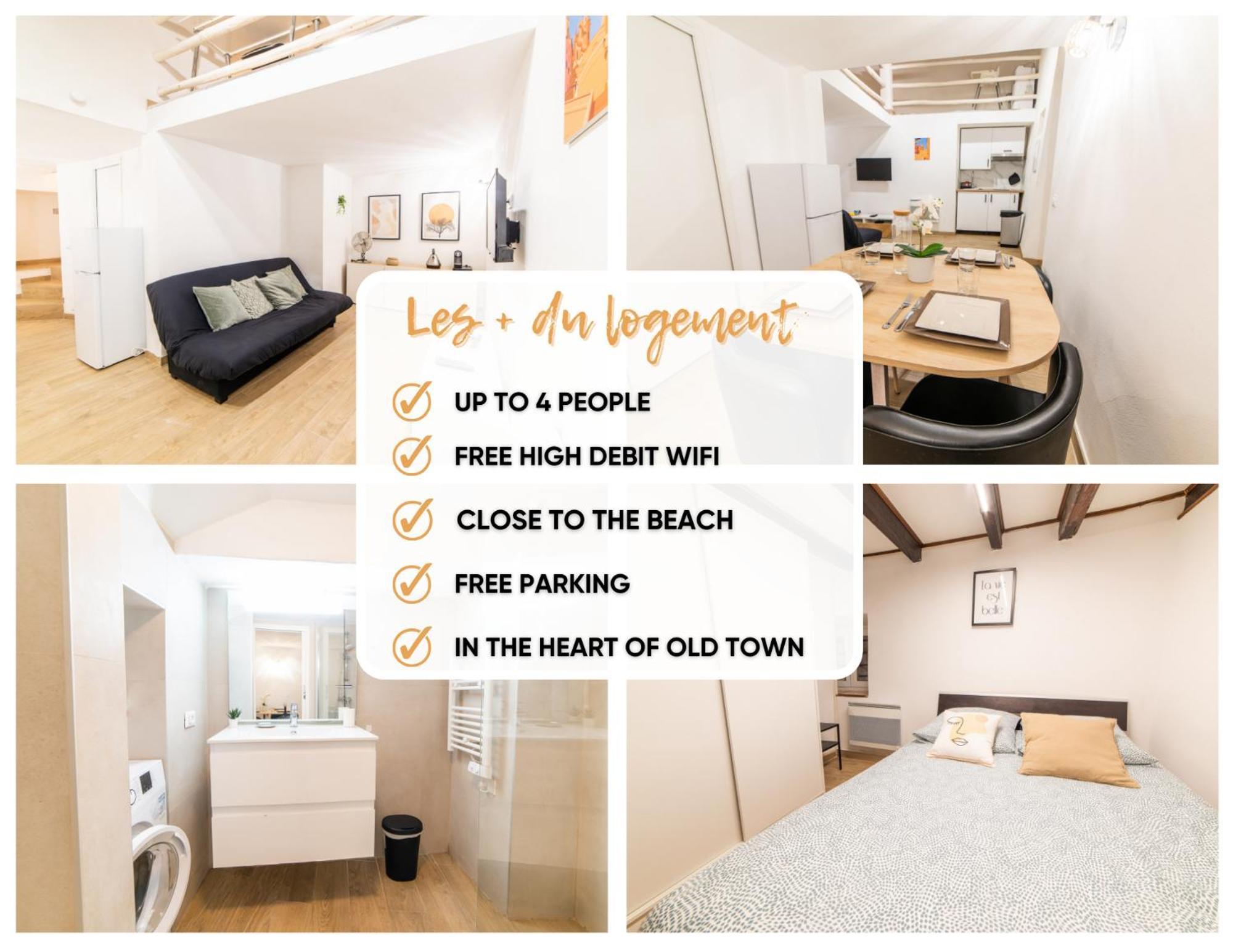 Ou Mentounasc - Duplex Vieille Ville Menton - Free Parking Εξωτερικό φωτογραφία